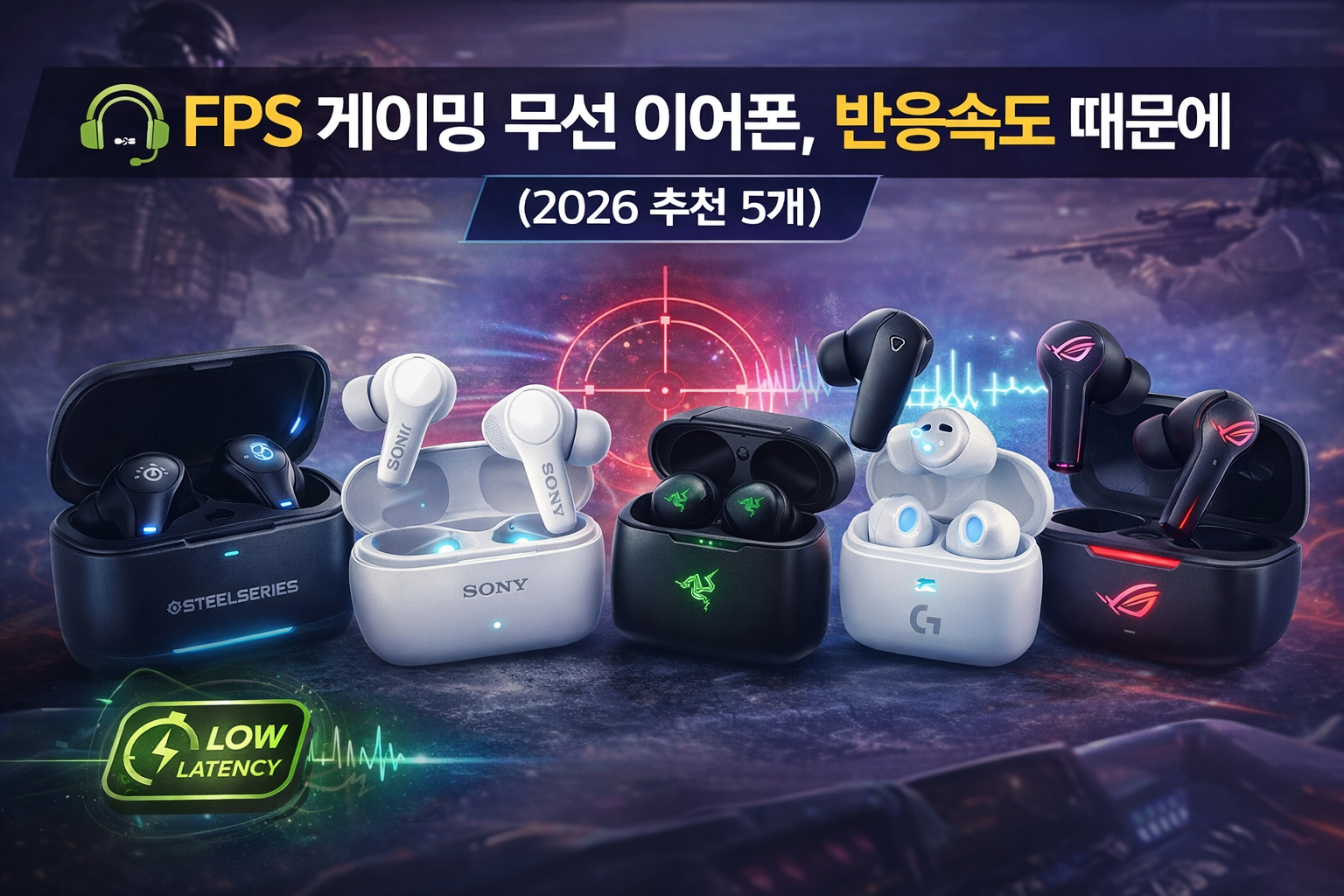 FPS 게이밍 무선 이어폰 추천 2026 저지연 이어폰